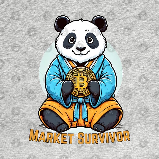 Bitcoin panda for crypto people by Japanese Fever